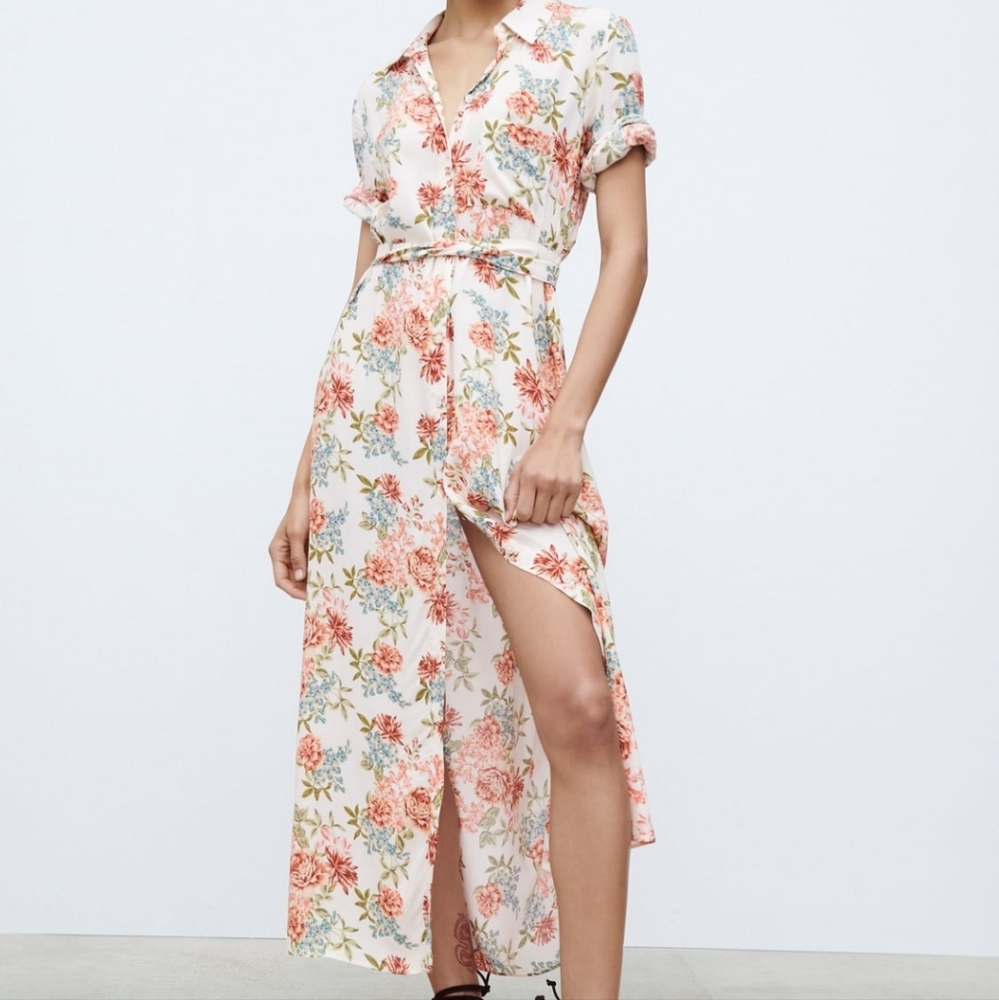 Zara floral dress